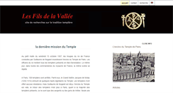 Desktop Screenshot of lesfilsdelavallee.fr